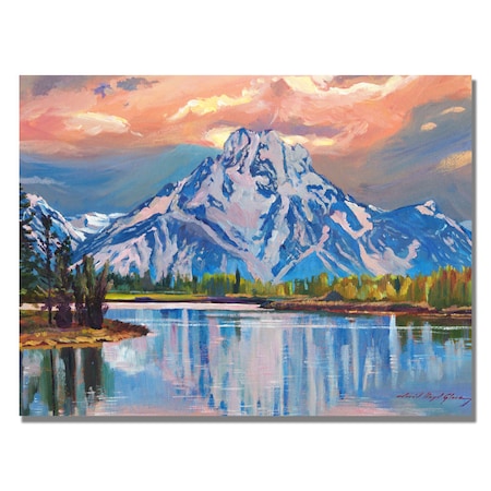 David Lloyd Glover 'Majestic Blue Mountain' Canvas Art,18x24